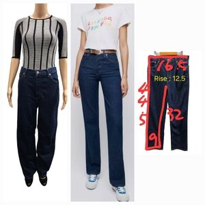 RE/DONE '90s High-Rise Loose Jeans , Size 30-32